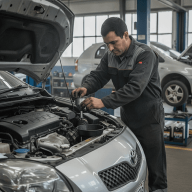 Cuánto cuesta cambiar el aceite de un Toyota Yaris en Santiago en 2026