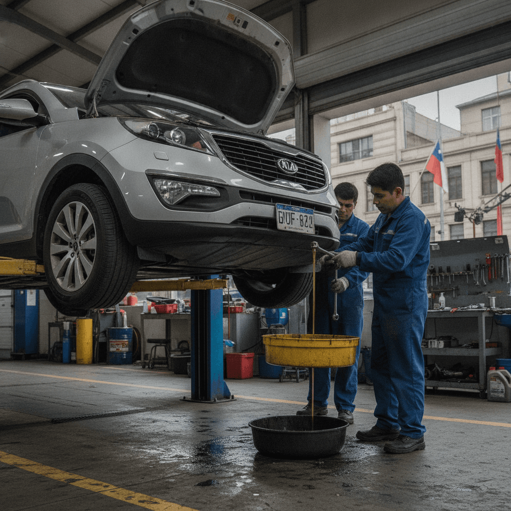Cuánto cuesta cambiar el aceite de un Kia Sportage en Santiago en 2026 · Foto 1