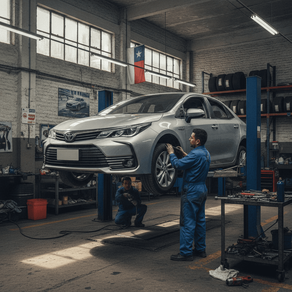 Cuánto cuesta cambiar los amortiguadores de un Toyota Corolla en Santiago 2026 · Foto 1