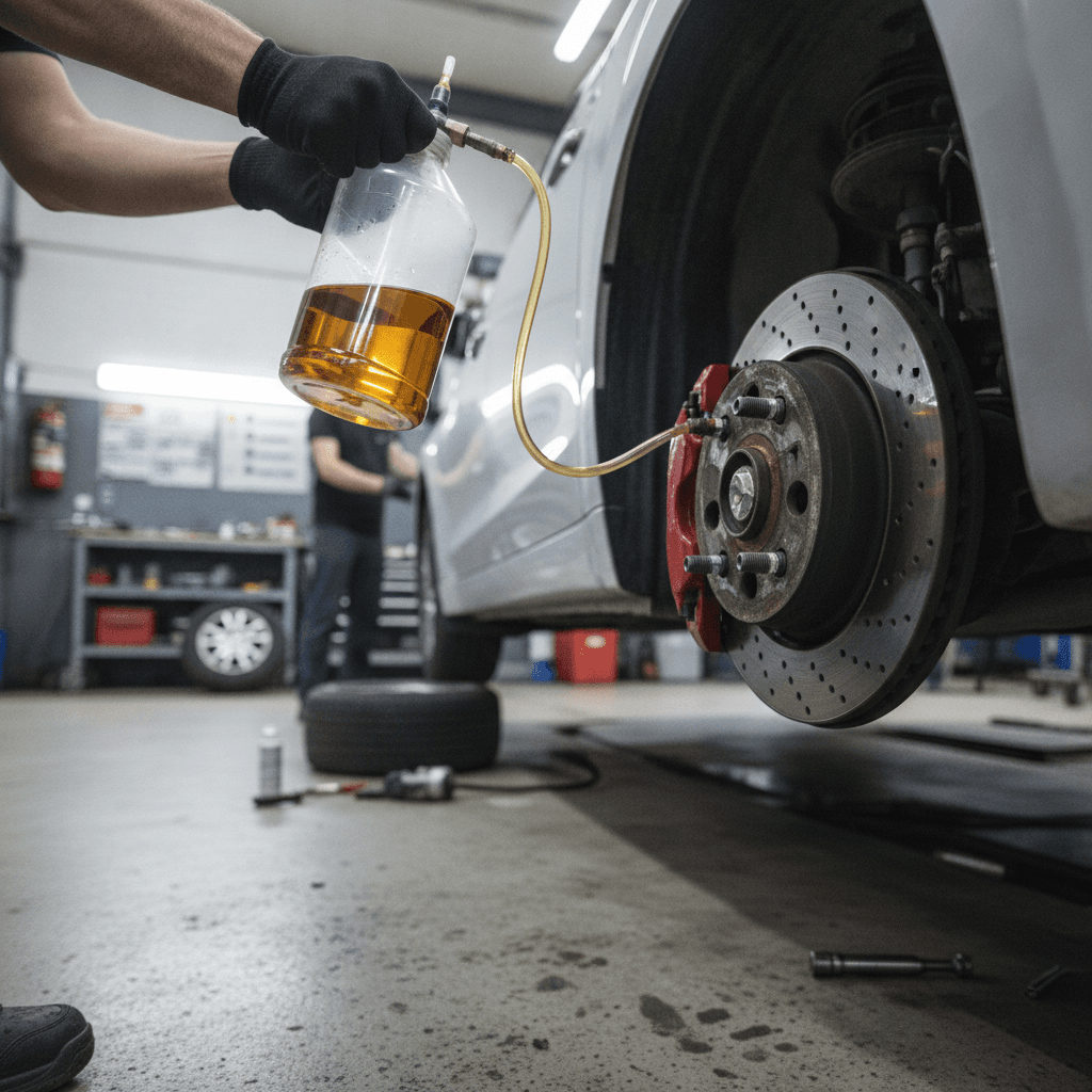 How Much Does Brake Fluid Replacement Cost on a Toyota Corolla 2018 in Brooklyn? · Photo 1