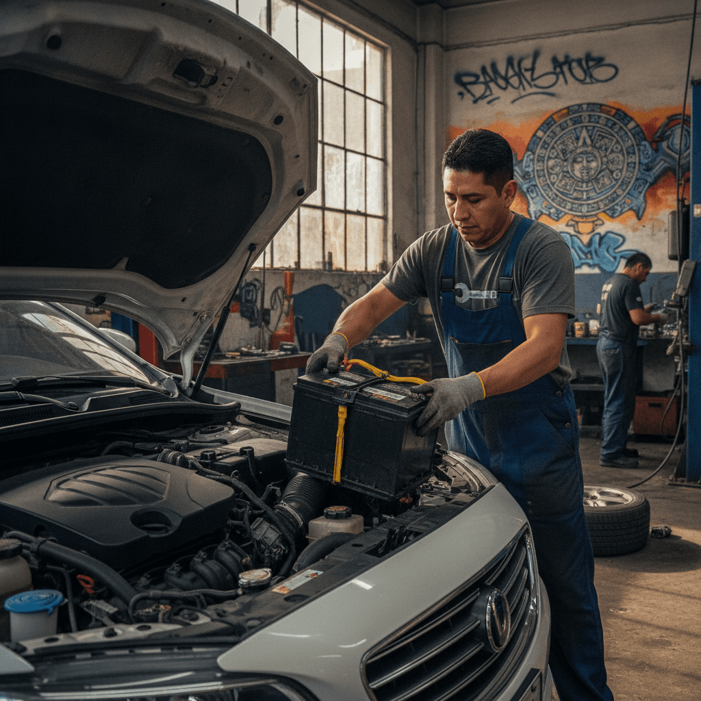 Batería de auto descargada en CDMX: cómo actuar sin arruinarla