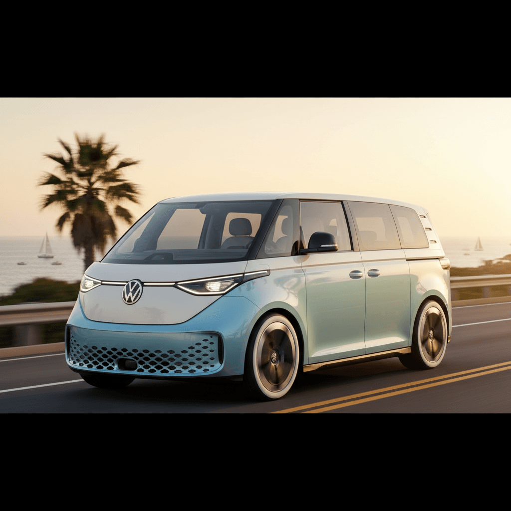 Volkswagen lanza el ID.Buzz 2026 en Argentina: la legendaria combi eléctrica · Foto 1