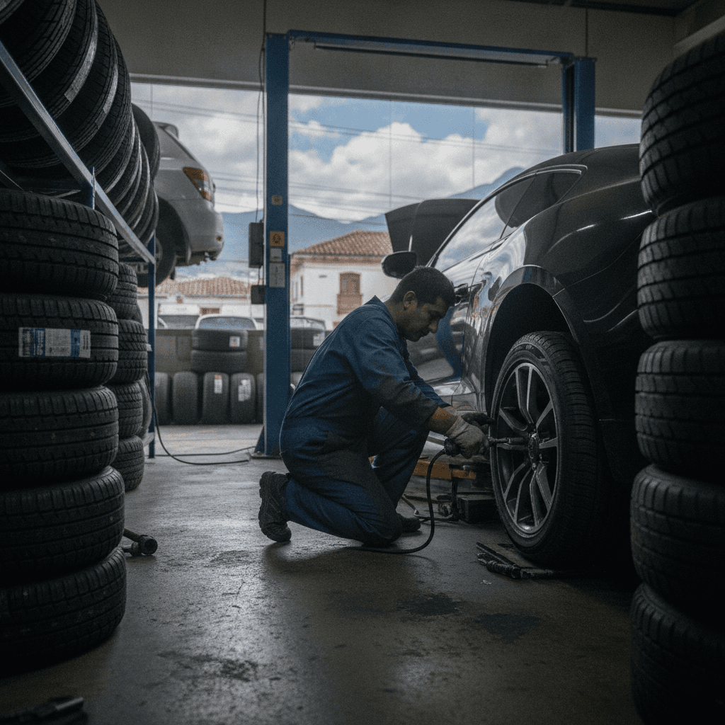 Cuánto cuesta cambiar los neumáticos de un auto en Quito en 2026 · Foto 1
