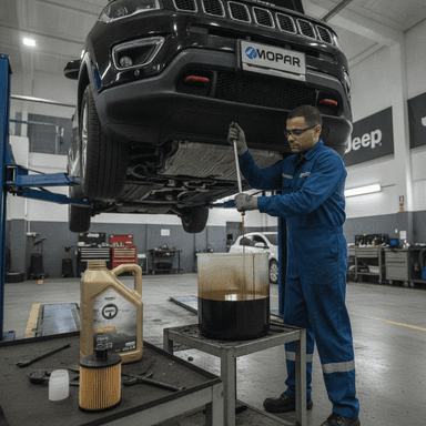 Quanto custa trocar o óleo do Jeep Compass em São Paulo em 2026
