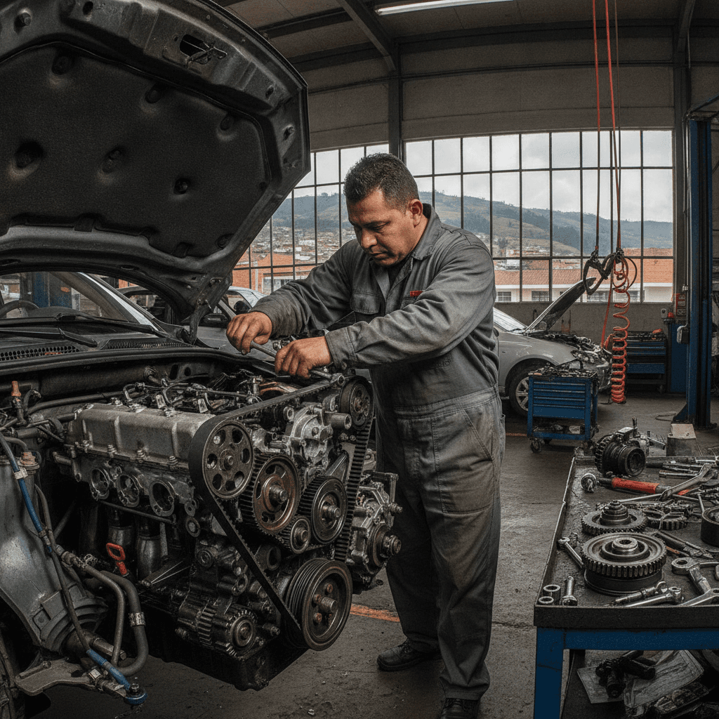 Cuánto cuesta cambiar la correa de distribución de un auto en Quito en 2026 · Foto 1