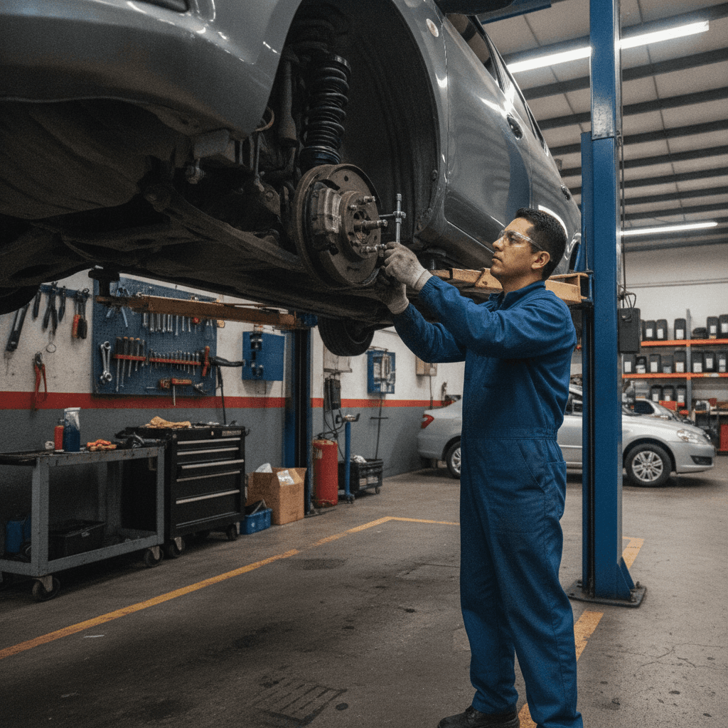 Cuánto cuesta cambiar los amortiguadores de un Nissan Versa en Guadalajara 2026 · Foto 1