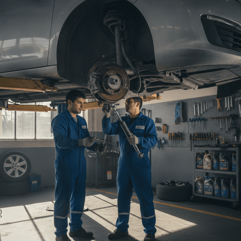 Cuánto cuesta cambiar los amortiguadores de un Peugeot 408 en Rosario en 2026 · Foto 1
