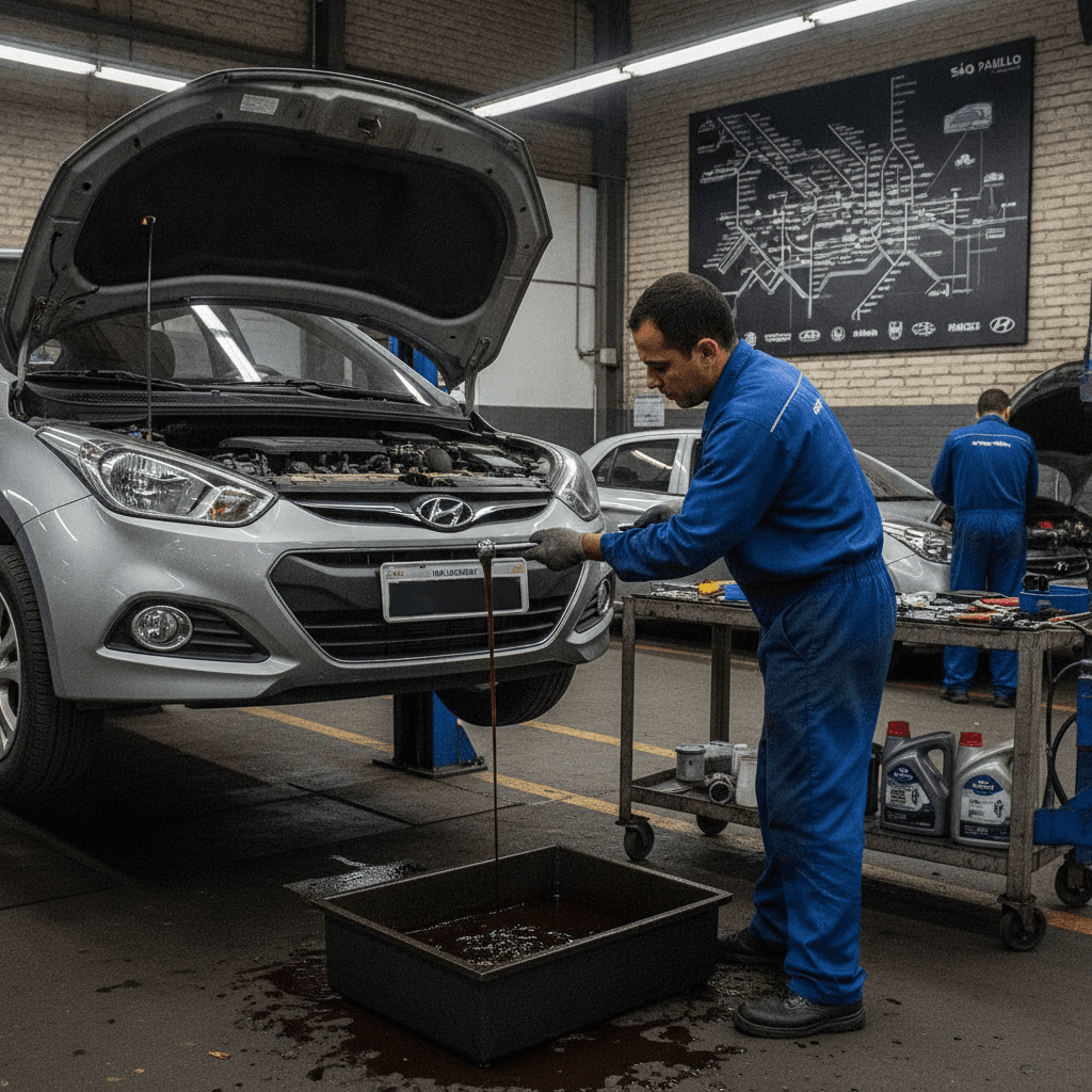 Quanto custa trocar o óleo do Hyundai HB20 em São Paulo em 2026 · Foto 1