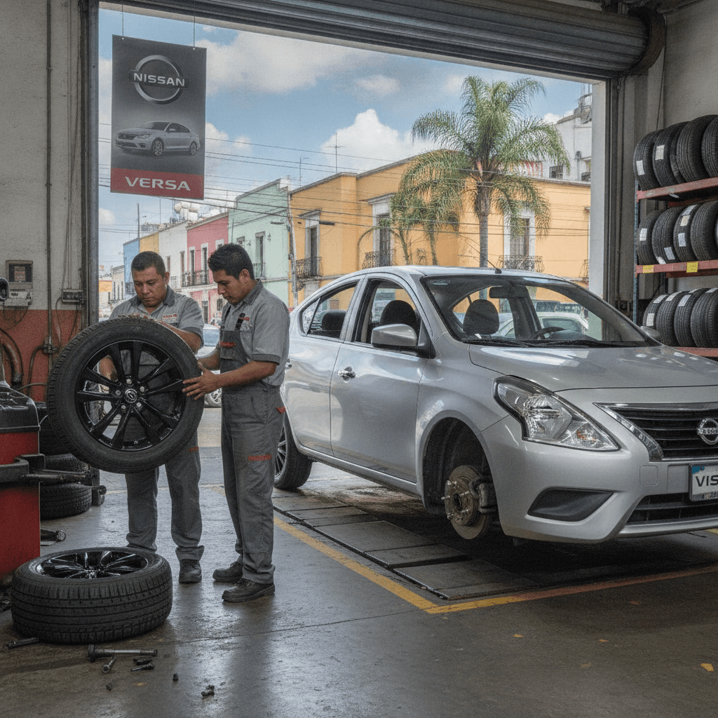 Cuánto cuesta cambiar los neumáticos de un Nissan Versa en CDMX en 2026 · Foto 1