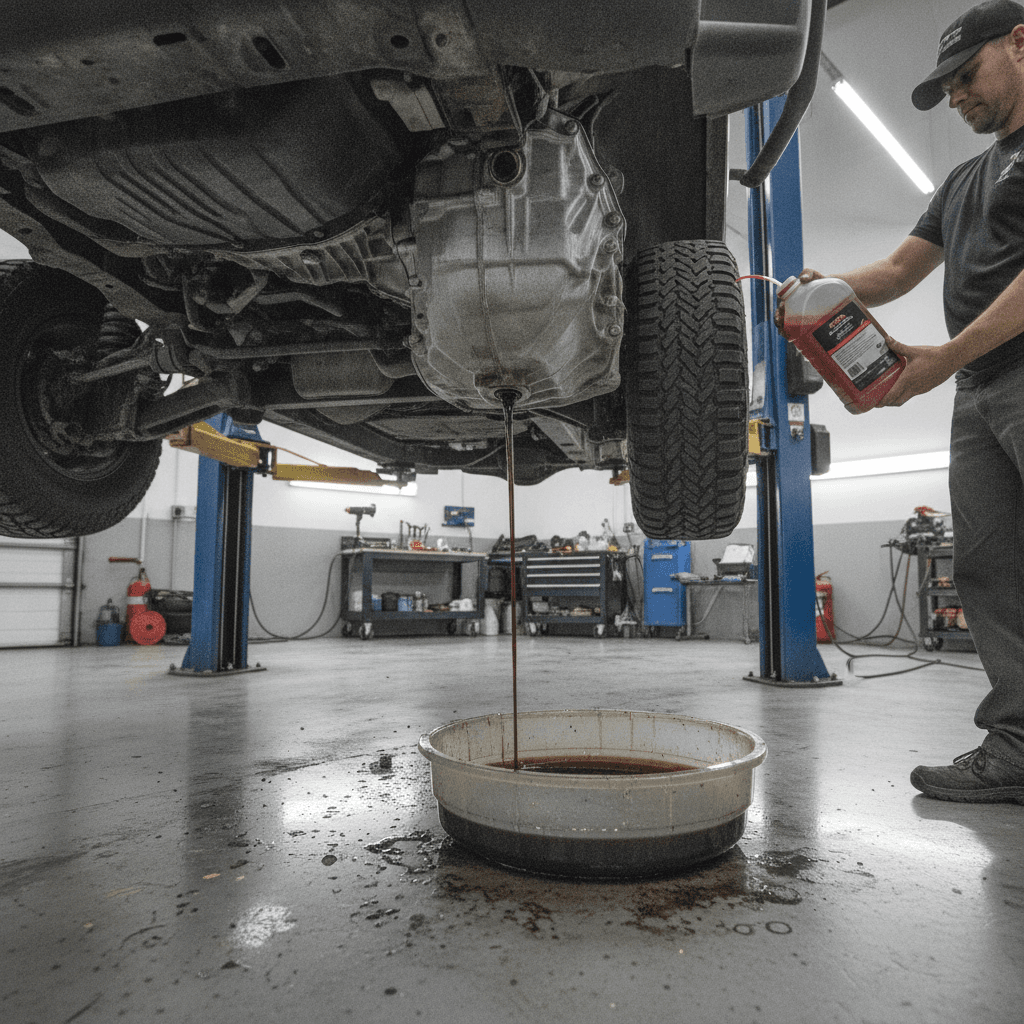 ¿Cuánto cuesta cambiar el aceite de caja automática de un Toyota Hilux en Santa Cruz? · Foto 1