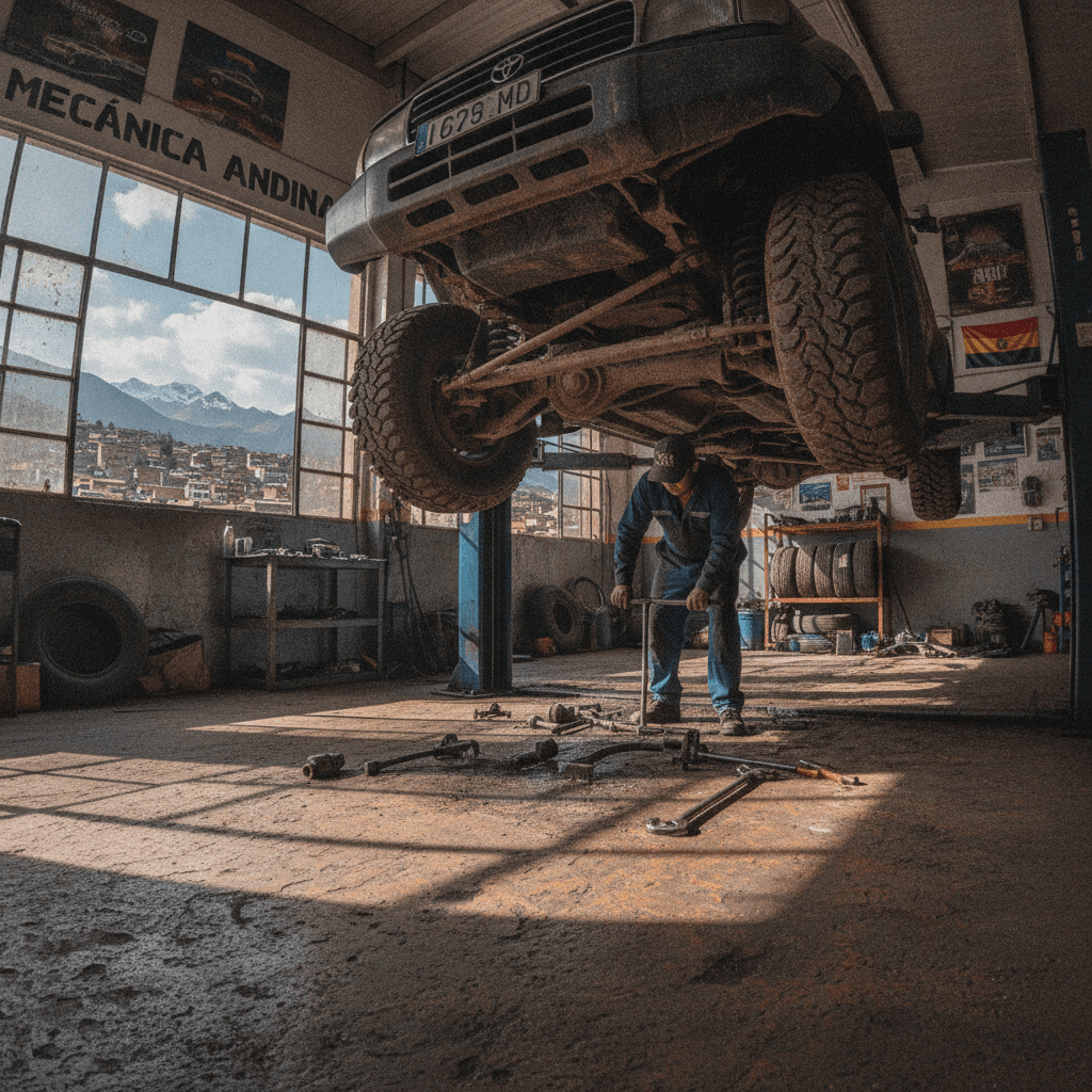 Cuánto cuesta cambiar los amortiguadores de un auto en La Paz en 2026