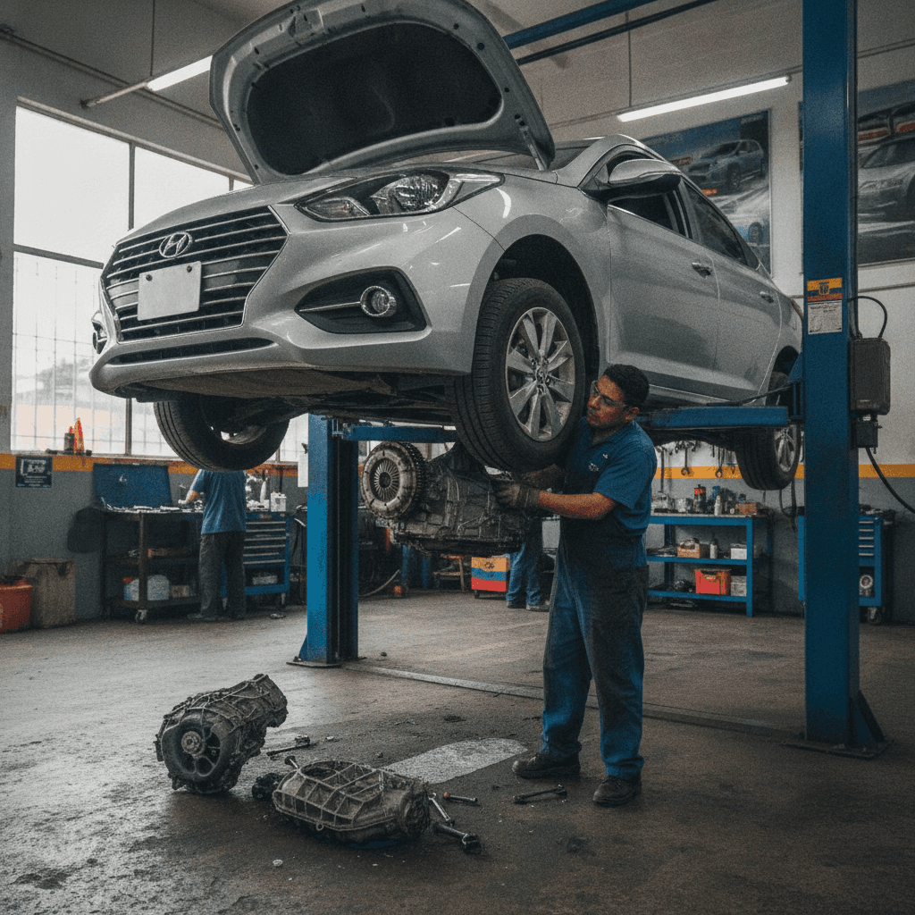 Cuánto cuesta cambiar el embrague de un Hyundai Accent en Quito