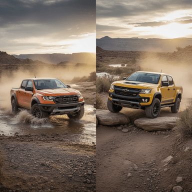 Ford Ranger Raptor 2027 vs Chevrolet Colorado ZR2: pick-up de lujo en prueba