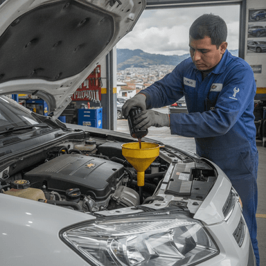 Cuánto cuesta cambiar el aceite de un Chevrolet Tracker en Quito en 2026